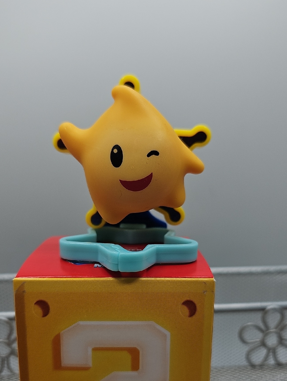 2026 McDonald's Super Mario Galaxy Movie Yellow Luma Happy Meal toy
